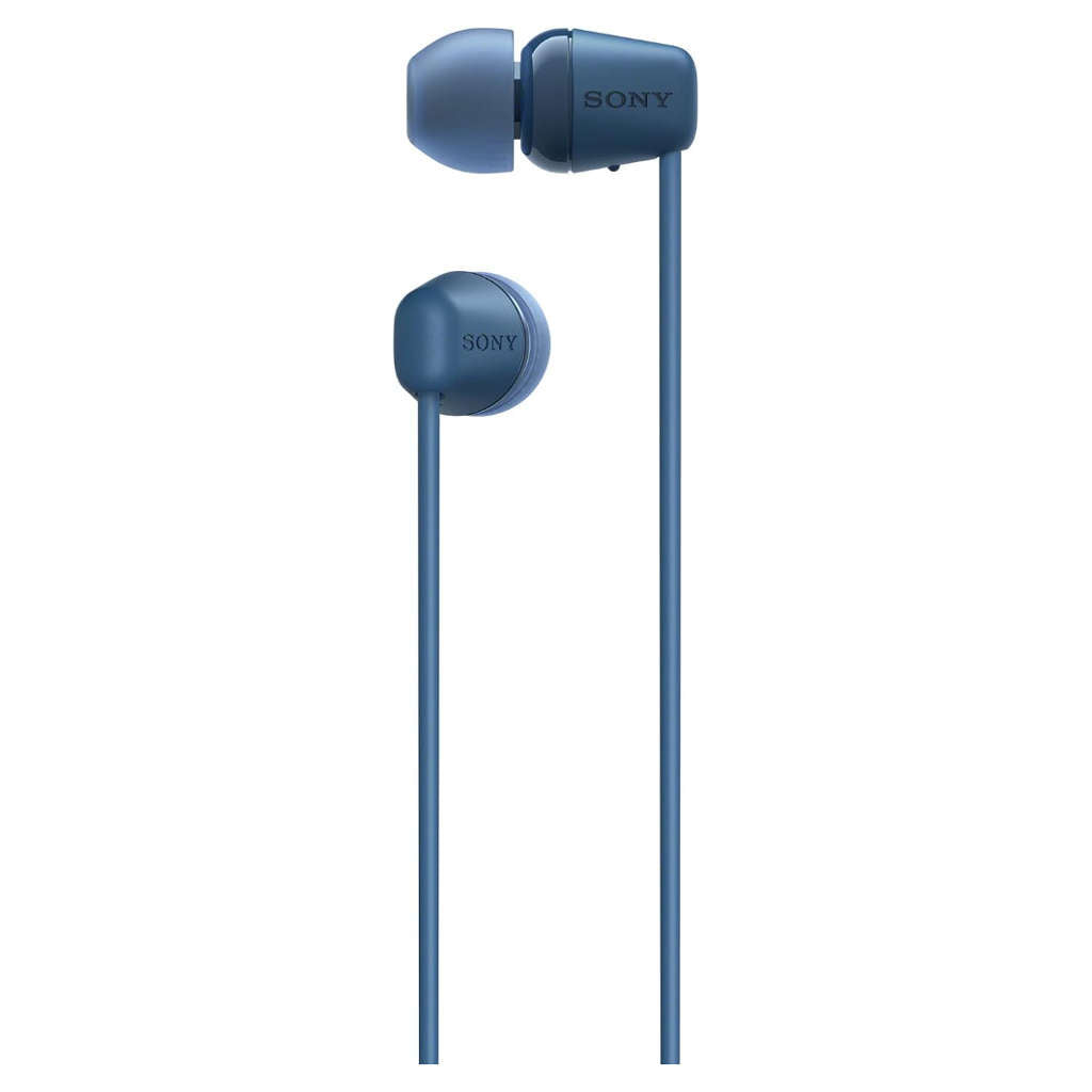 Sony Wireless Bluetooth In Ear Neckband Headphone Blue WI-C100