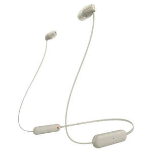 Sony Wireless Bluetooth In Ear Neckband Headphone Cream WI-C100 
