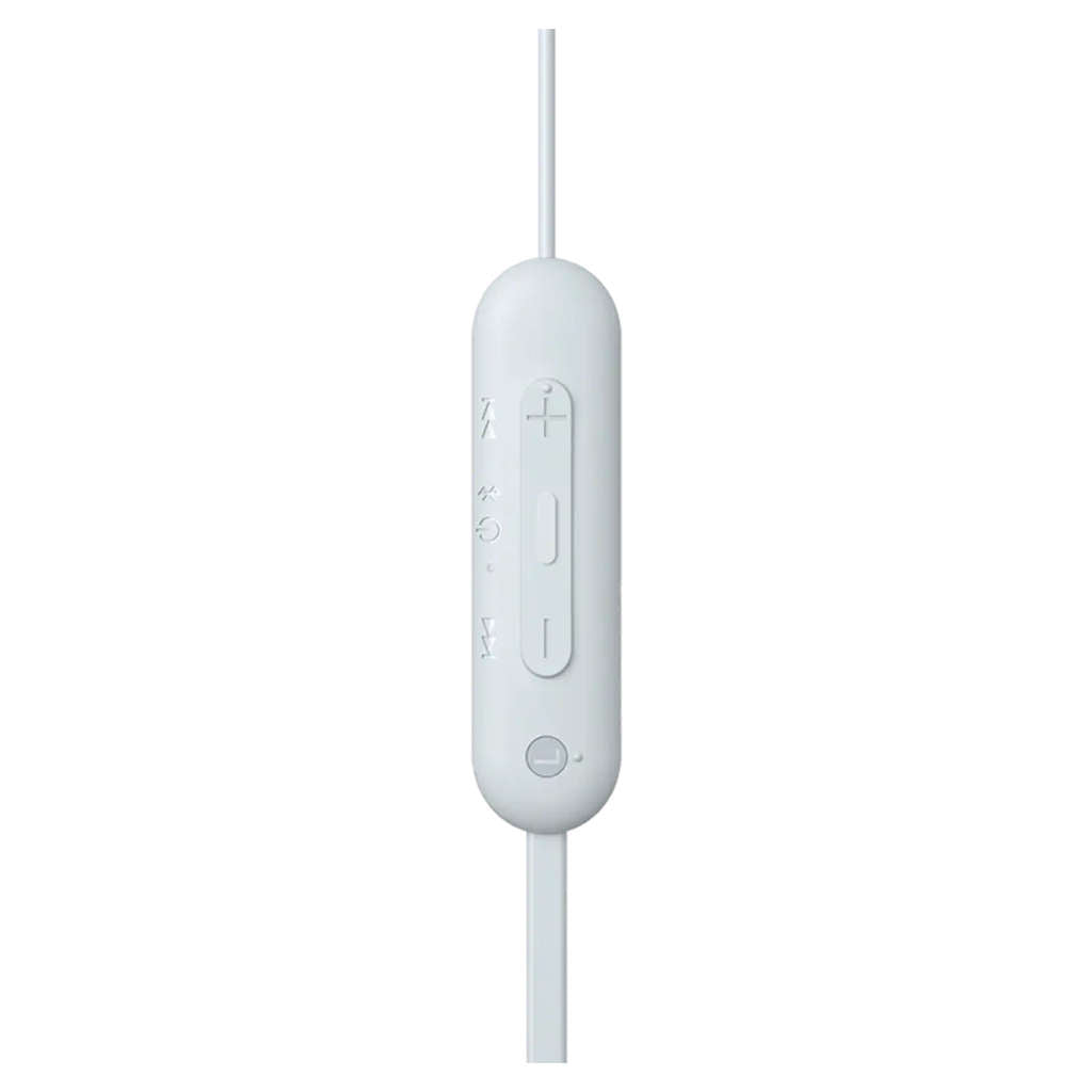 Sony Wireless Bluetooth In Ear Neckband Headphone White WI-C100