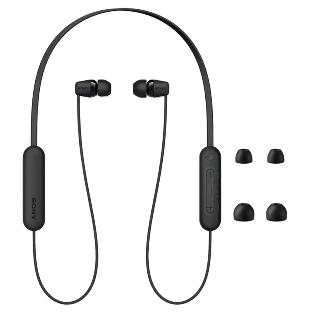 Sony Wireless Bluetooth In Ear Neckband Headphone Black WI-C100