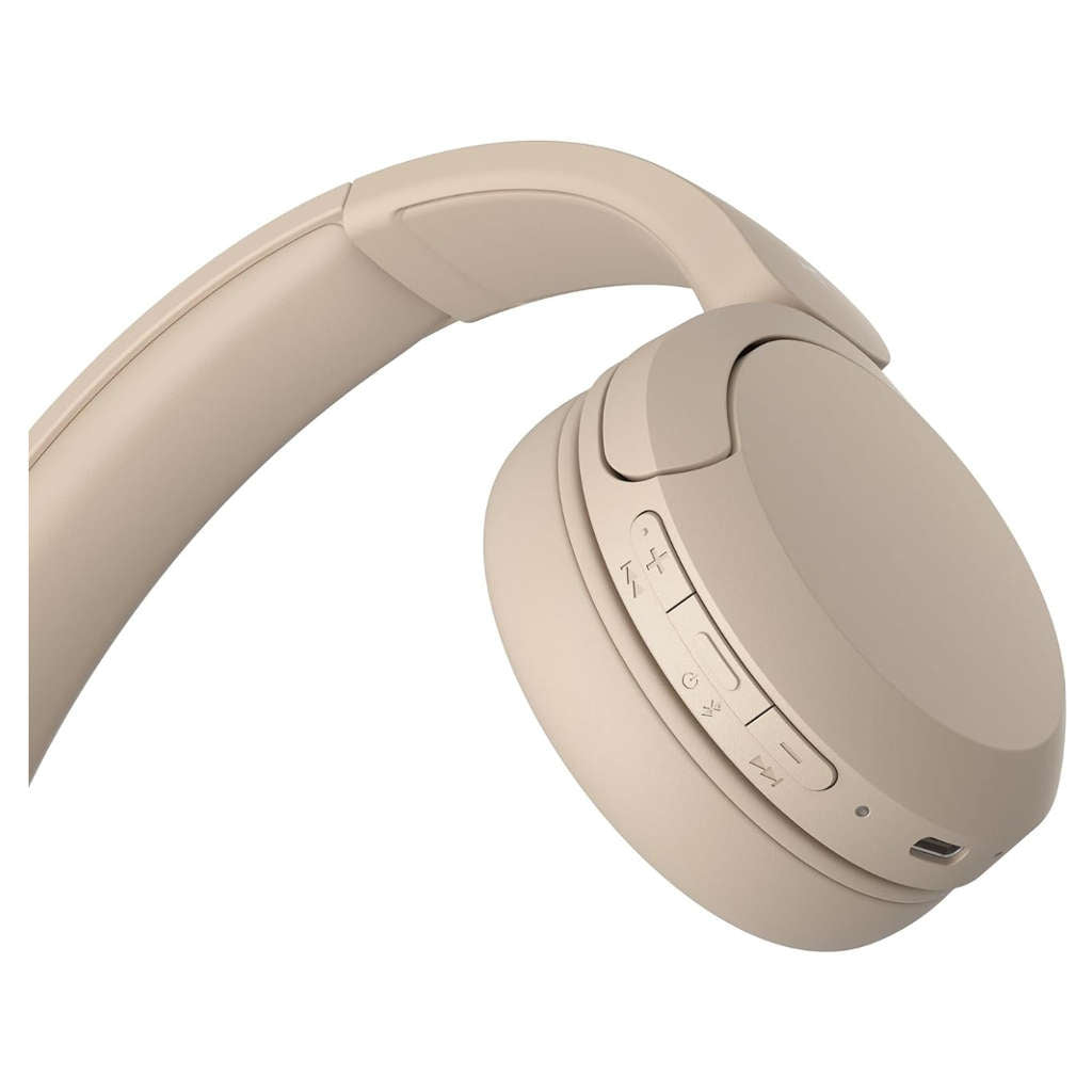 Sony Wireless Bluetooth On Ear Headphones Beige WH-CH520