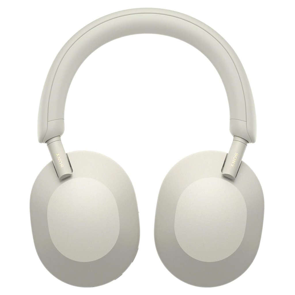 Sony Wireless Noise Cancellation Bluetooth Over Ear Headphones Platinum Silver WH-1000XM5