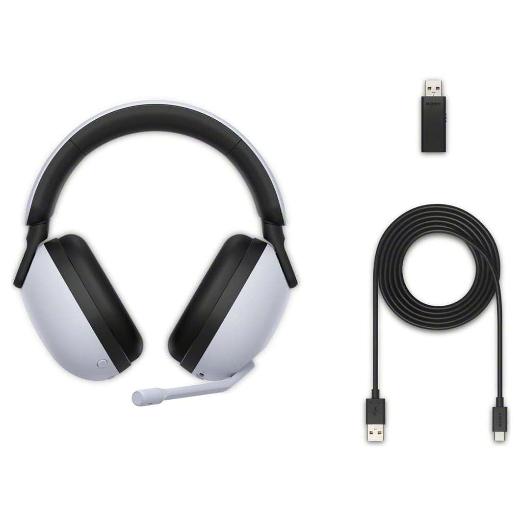 Sony INZONE H9 Wireless Noise Cancellation Gaming Headset White WH-G900N