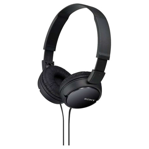 Sony Wired On Ear Headphones Without Mic Black MDR-ZX110 