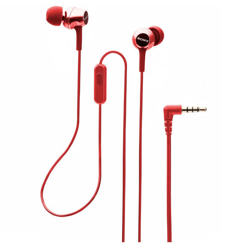 Sony Wired In Ear Headphones With Mic MDR-EX155AP 