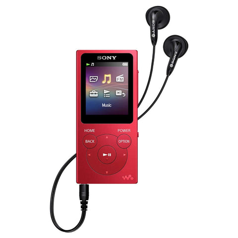 Sony Walkman Digital Music Player 8 GB Red NW-E394 