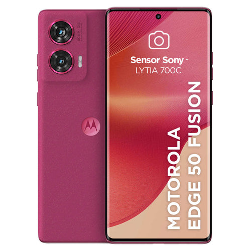 Motorola Edge 50 Fusion Smartphone 12GB RAM 256GB Storage Hot Pink 