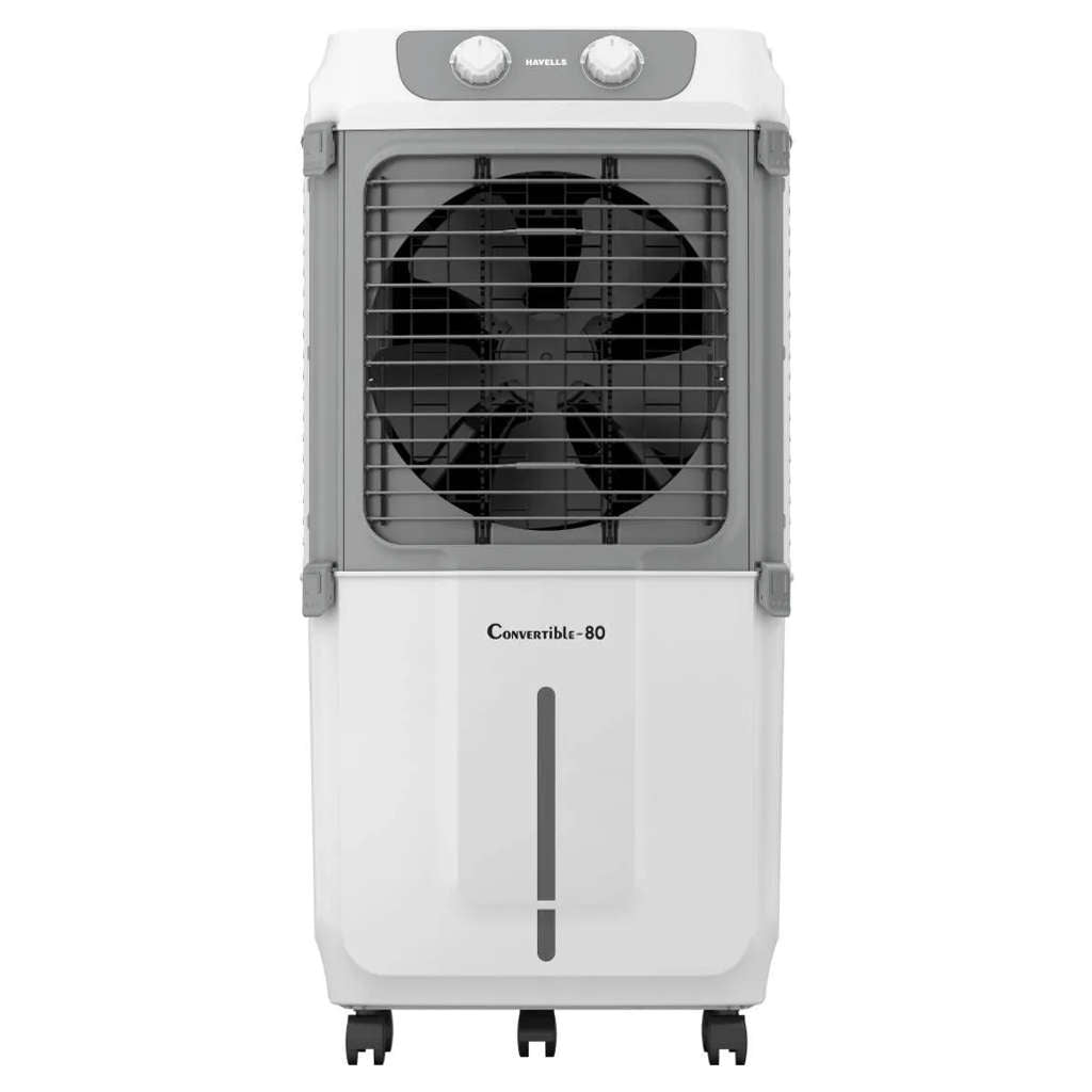 Havells Convertible 80 Desert Air Cooler 80 Litre White Grey GHRACCCE1851 