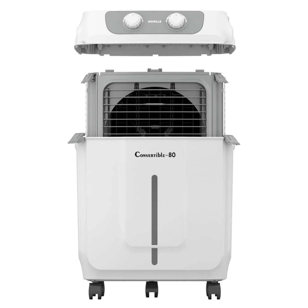 Havells Convertible 80 Desert Air Cooler 80 Litre White Grey GHRACCCE1851