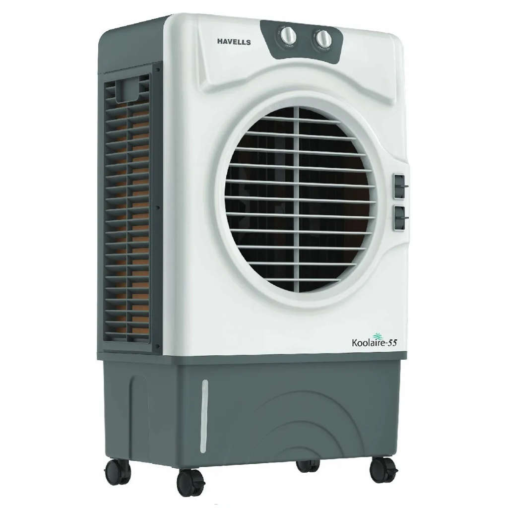 Havells Koolaire 55 Desert Air Cooler 55 Litre White Grey GHRACAAE050