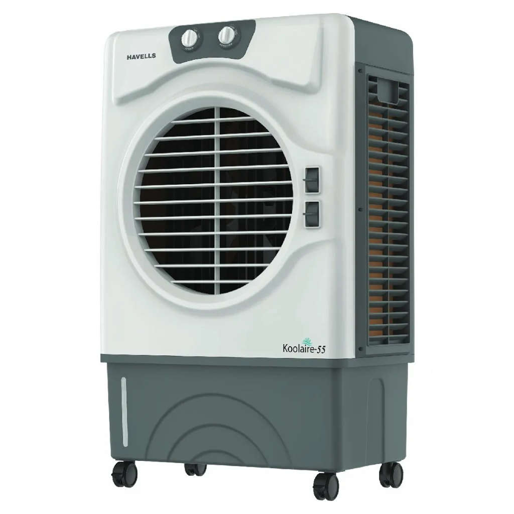 Havells Koolaire 55 Desert Air Cooler 55 Litre White Grey GHRACAAE050