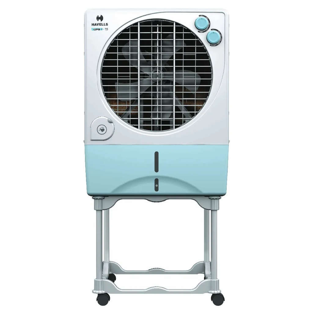 Havells Supro 75 Desert Air Cooler With Trolley 75 Litre GHRACSUG075C 