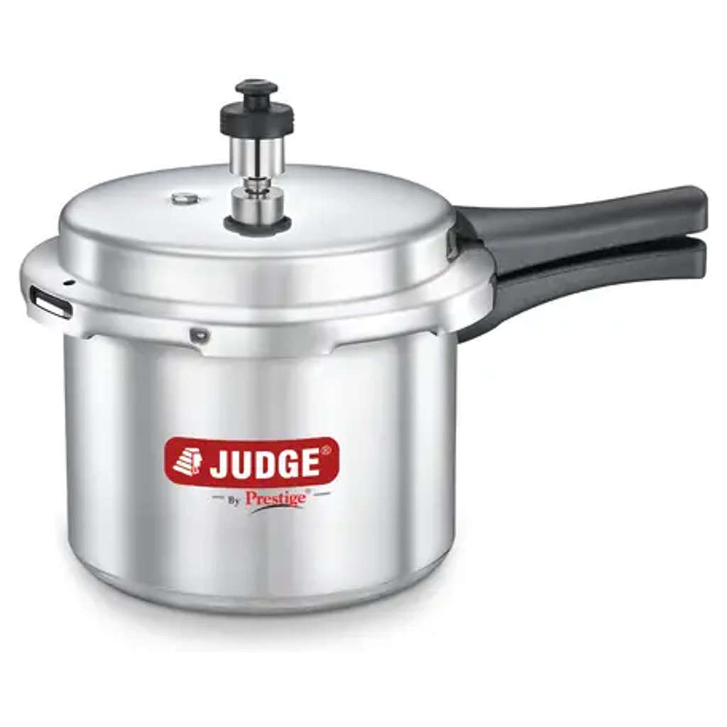Judge Basics Outer Lid Aluminum Pressure Cooker Combo Pack Of 3