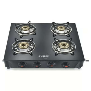Judge Deluxe Glasstop LPG Gas Stove 4 Burner 