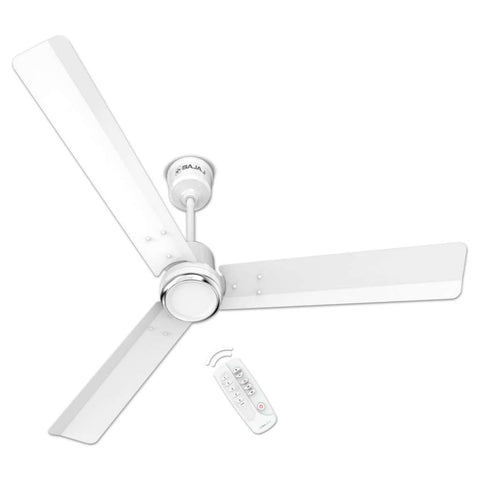 Bajaj Classico Sleek Plus BLDC Ceiling Fan With Remote 1200mm Base White 251083EE 