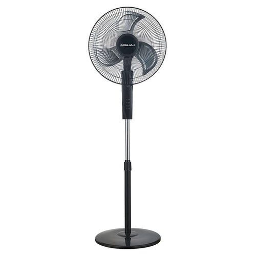 Bajaj Metallica Breeze Pedestal Fan 400mm Black 252063 