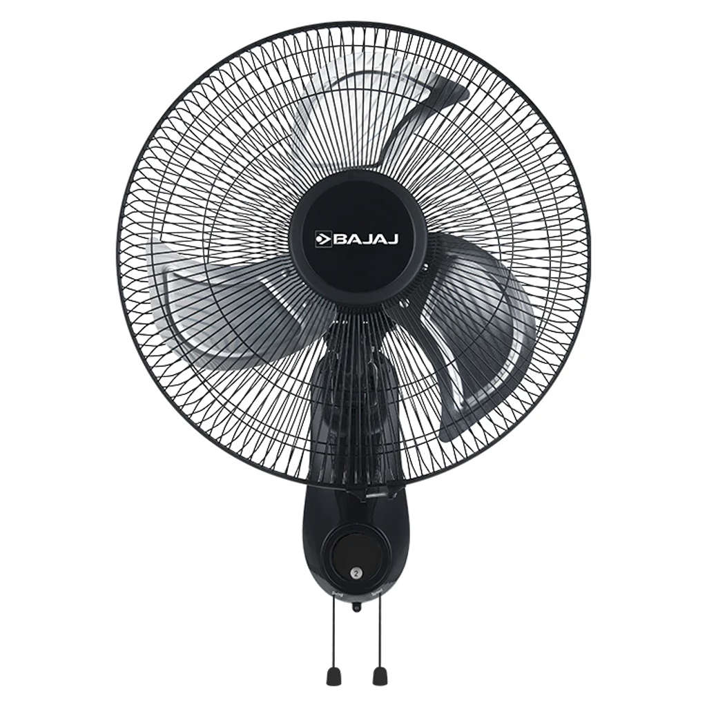 Buy Bajaj Metallica Breeze Wall Fan 400mm Black 252064 Online at