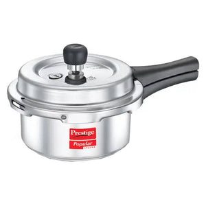 Prestige Popular Svachh Virgin Aluminium Pressure Cooker 2 Litre Silver 10164 