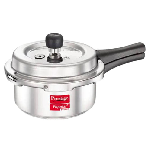 Prestige Popular Plus Svachh Virgin Aluminium Pressure Cooker 2 Litre Silver 10170 