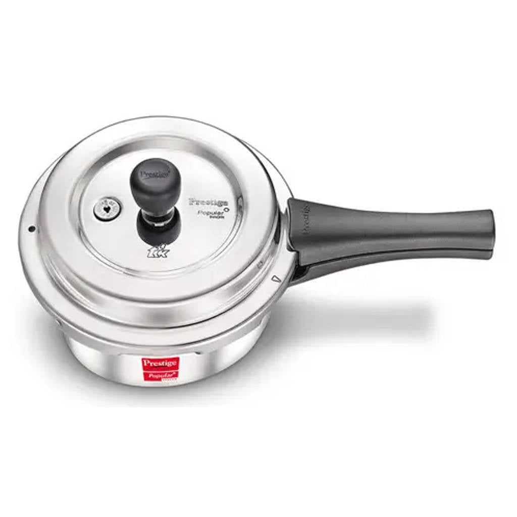 Prestige Popular Plus Svachh Virgin Aluminium Pressure Cooker 2 Litre Silver 10170