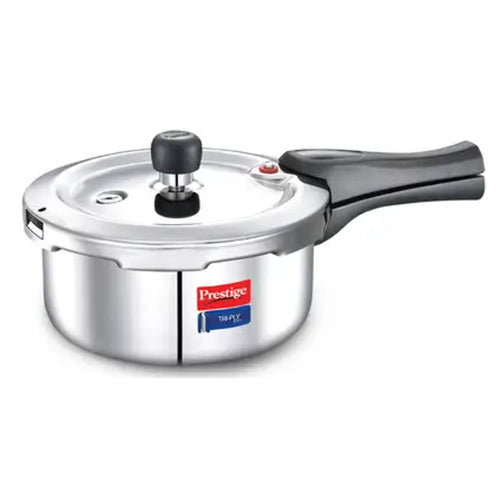 Prestige Svachh Tri-Ply Outer Lid Pressure Cooker With Unique Deep 20716 Silver 20701 