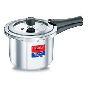 Prestige Popular Svachh Stainless Steel Pressure Cooker 3 Litre Silver 20172 