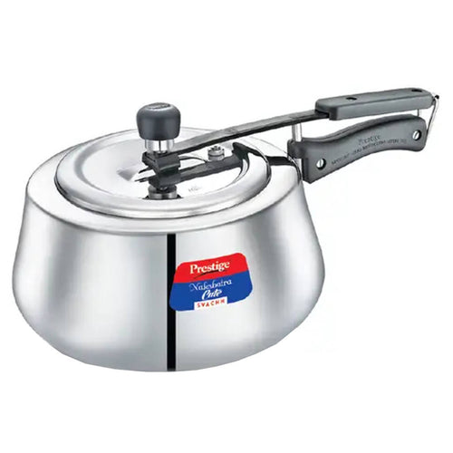 Prestige Nakshatra Cute Svachh Stainless Steel Pressure Cooker 5 Litre Silver 20149 
