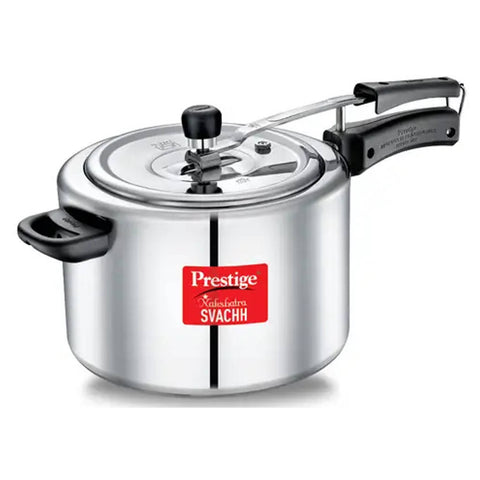 Prestige Nakshatra Svachh Aluminium Inner Lid Pressure Cooker 8 Litre 10741 