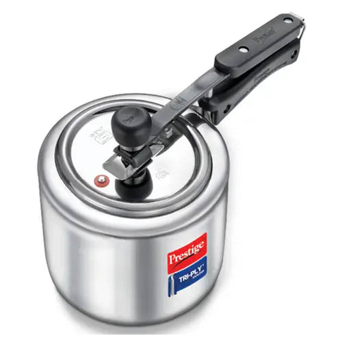 Prestige Tri-Ply Svachh Inner Lid Pressure Cooker 3 Litre Silver 20714 