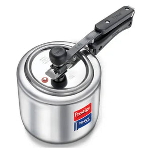Prestige Tri-Ply Svachh Inner Lid Pressure Cooker 3 Litre Silver 20714 