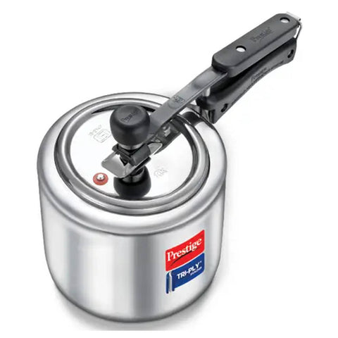 Prestige Tri-Ply Svachh Inner Lid Pressure Cooker 3 Litre Silver 20714 