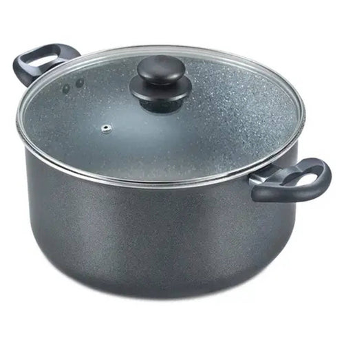 Prestige Omega Deluxe Granite Non-Stick Stock Pot 28 cm Black 36315 
