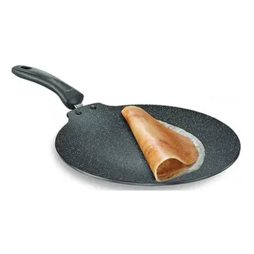 Prestige Omega Deluxe Granite Aluminium Non-Stick Dosa Tawa 30 cm Black 36862