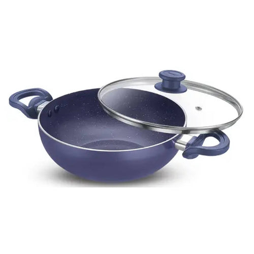 Prestige Ceraglide Non-Stick Kadai With Glass Lid 28 cm 38261 