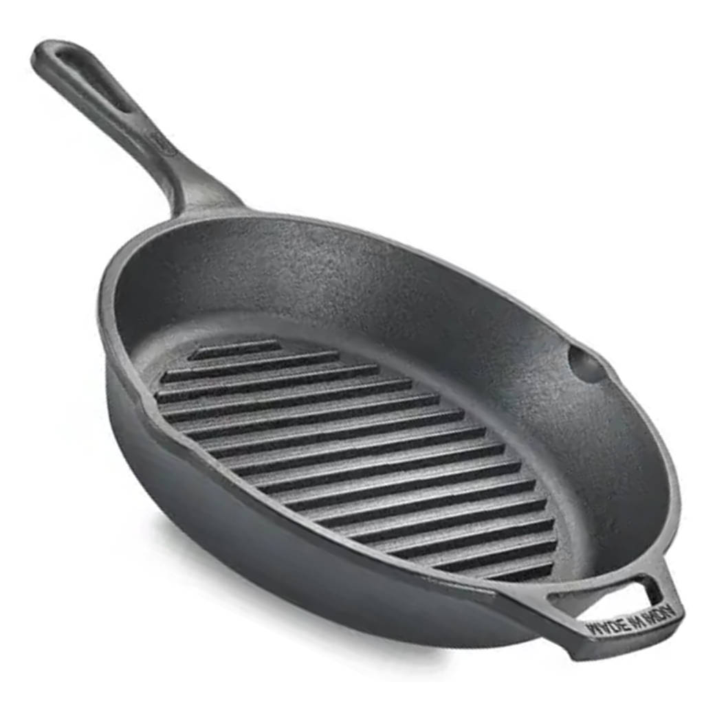 Prestige Cast Iron Scratch Resistant Grill Pan 25 cm Black 30560