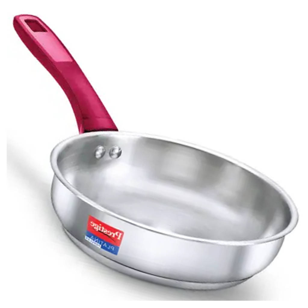 Prestige Platina Popular Stainless Steel Fry Pan 24 cm Silver 36879