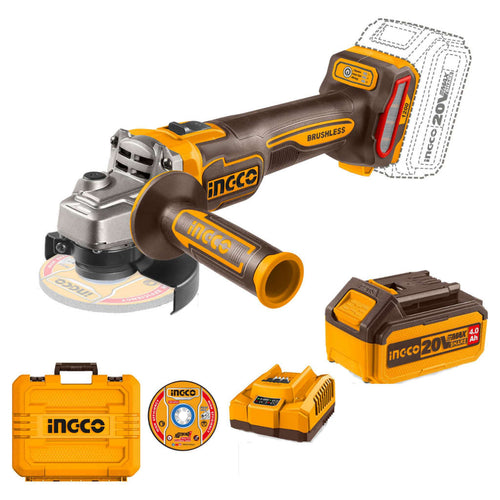 Ingco Cordless Angle Grinder 1200 W CAGLI2210032 
