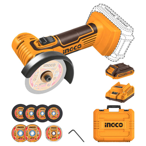 Ingco Cordless Mini Cut Off Tool 20 V CAGLI76012 