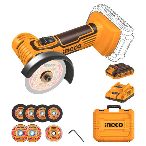Ingco Cordless Mini Cut Off Tool 20 V CAGLI76012 
