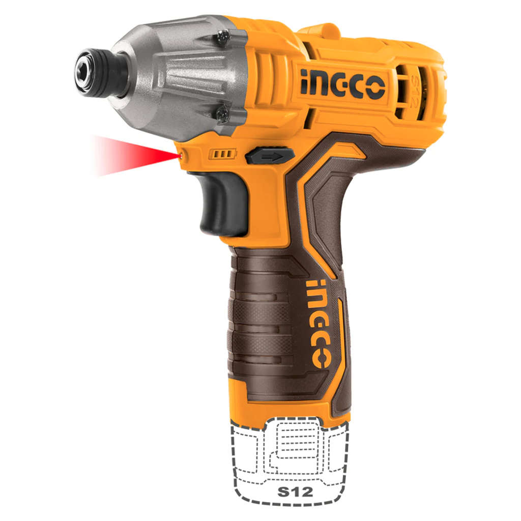 Ingco Cordless Impact Driver 12 V CIRLI12015
