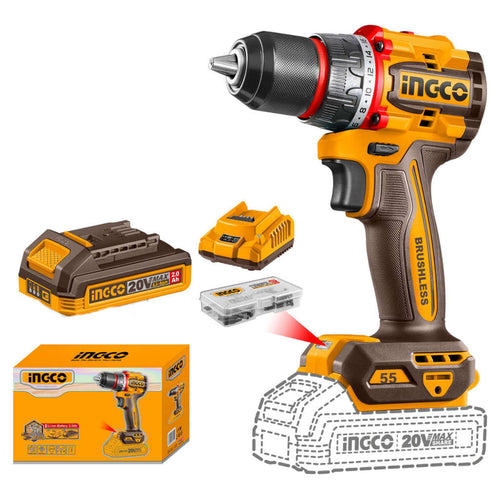 Ingco Cordless Compact Drill Driver 20 V CDLI205582 