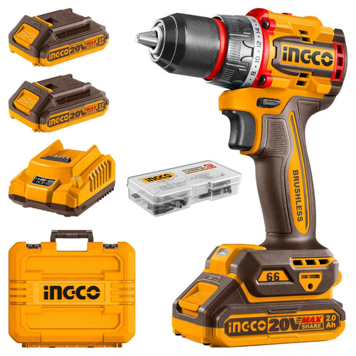 Ingco Cordless Compact Drill Driver 20 V CDLI20668 