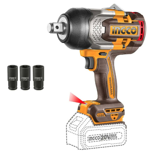 Ingco Cordless Impact Wrench 20 V CIWLI201351 