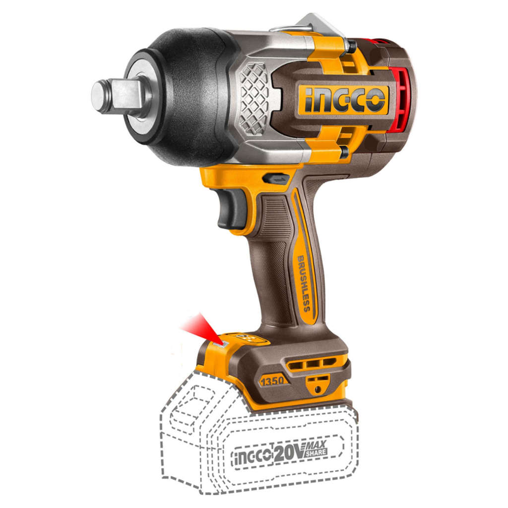 Ingco Cordless Impact Wrench 20 V CIWLI20135