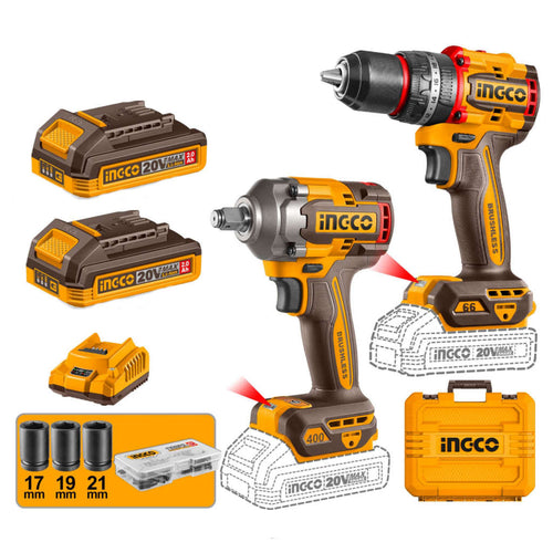 Ingco Lithium-Ion Cordless Combo Kit 2 Pcs CKLI20275 