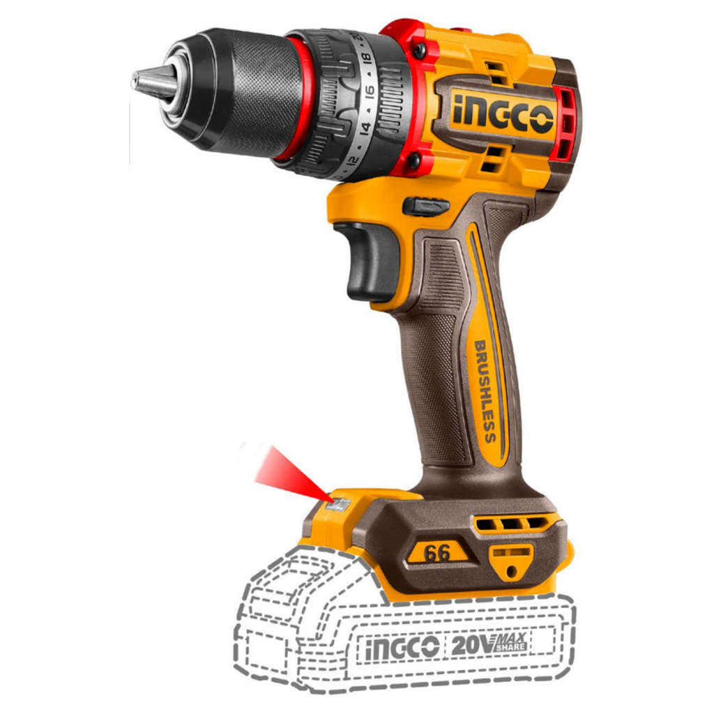 Ingco Lithium-Ion Cordless Combo Kit 2 Pcs CKLI20275