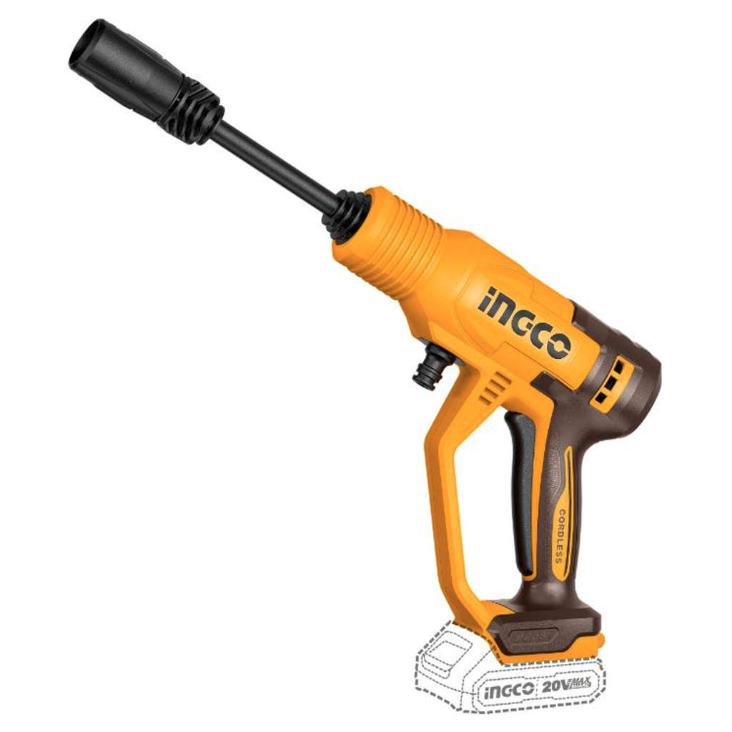 Ingco Cordless Pressure Washer 24.8 Bar CPWLI2036