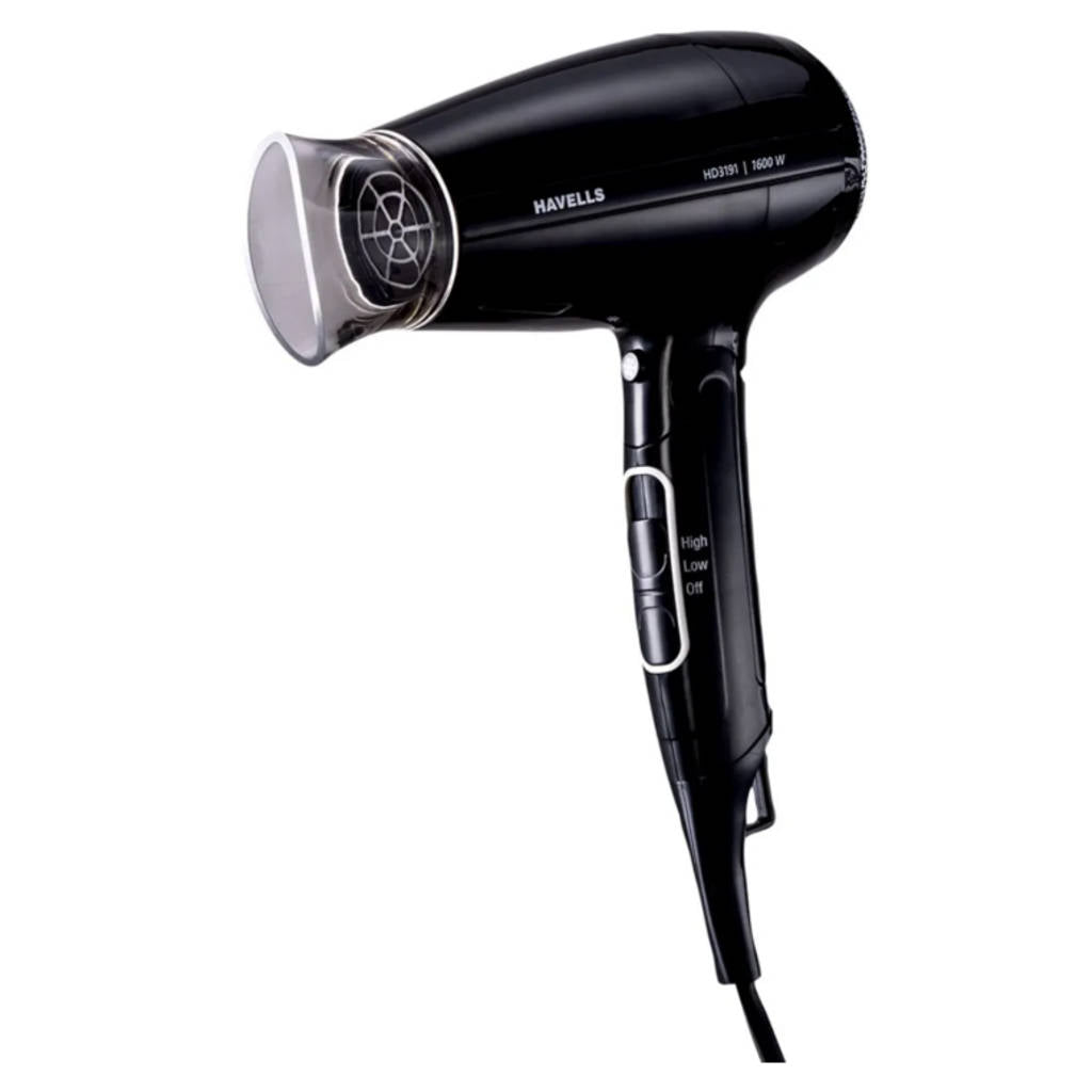 Havells Hair Dryer 1600 W Black HD3191