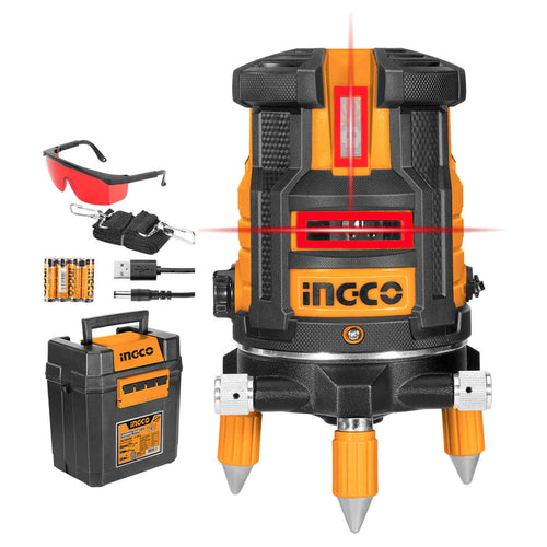 Ingco Self-Leveling Line Laser Red Laser Beams HLL306505 