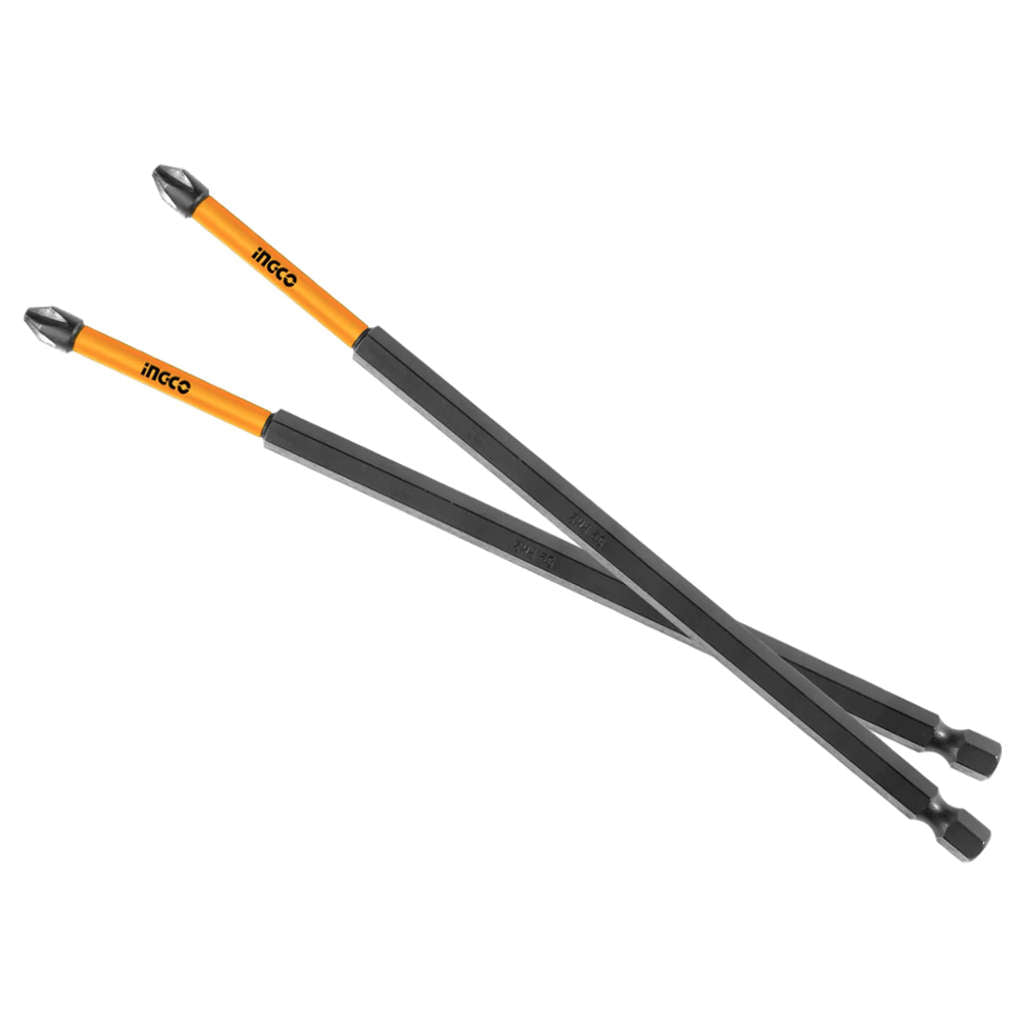 Ingco Impact Screwdriver Bits 150 mm Set Of 10 Pcs SDBIM11PH263